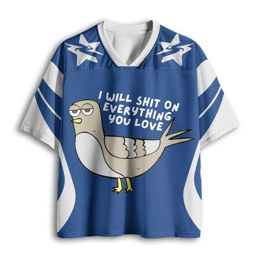 Baddiecat Indifferent Pigeon Mesh Jersey