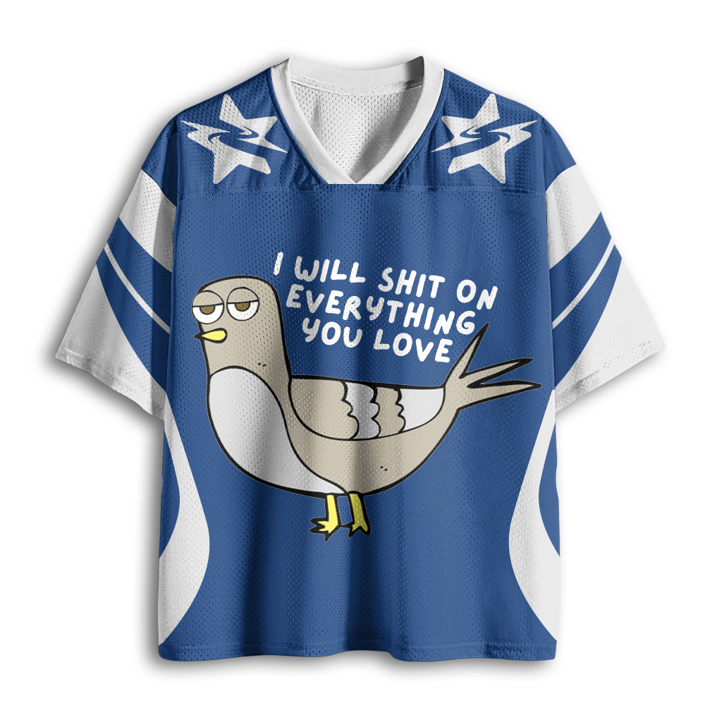 Baddiecat Indifferent Pigeon Mesh Jersey