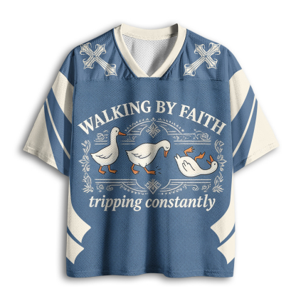 Baddiecat Belief White Goose Mesh Jersey