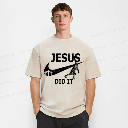 Baddiecat Funny Jesus Washed T-shirt