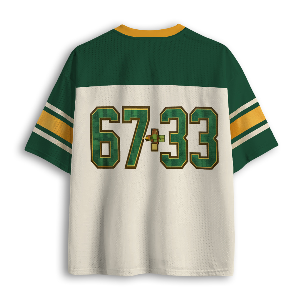 Baddiecat Survived 67+33 School Mesh Jersey