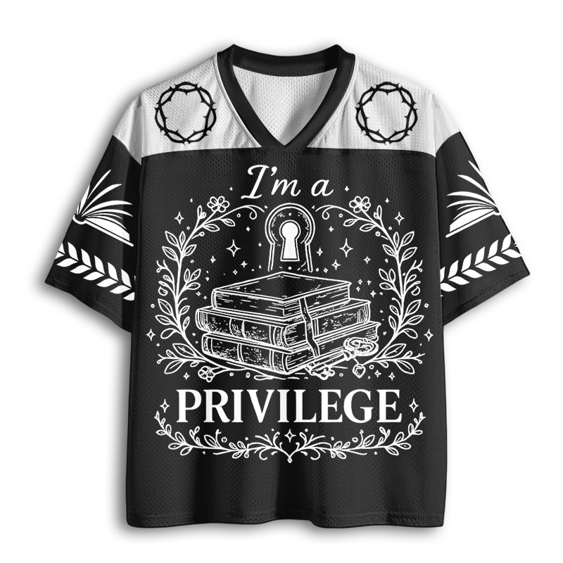 Baddiecat I’m A Privilege Mesh Jersey