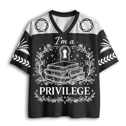 Baddiecat I’m A Privilege Mesh Jersey