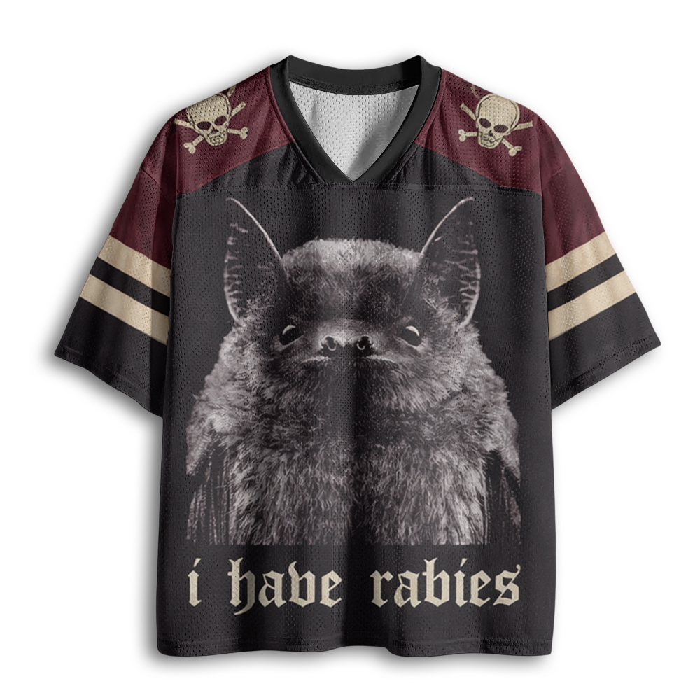 Baddiecat I Have Rabies Bat Mesh Jersey