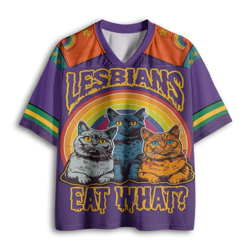 Baddiecat Lesbians Eat What Mesh Jersey