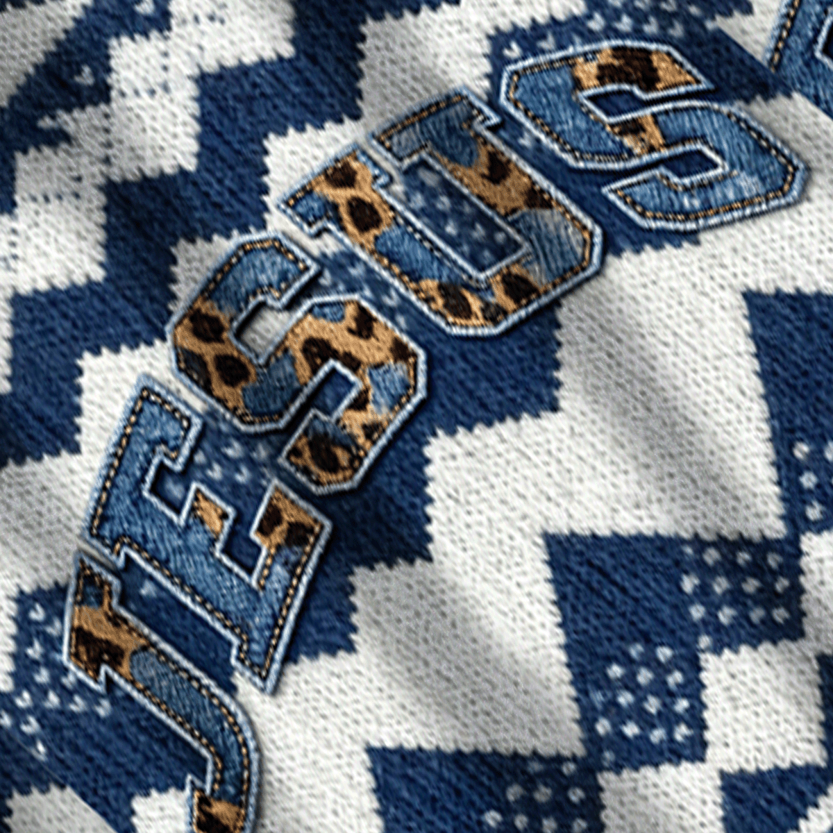 Baddiecat Jesus Christmas Ugly Sweatshirt