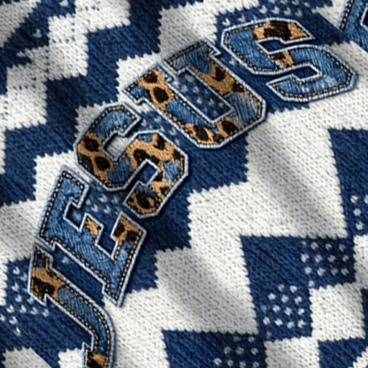 Baddiecat Jesus Christmas Ugly Sweatshirt