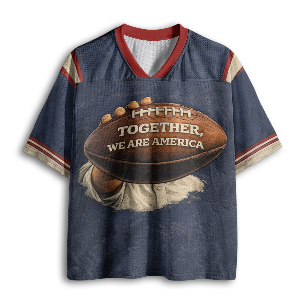 Baddiecat Together We Are America Mesh Jersey