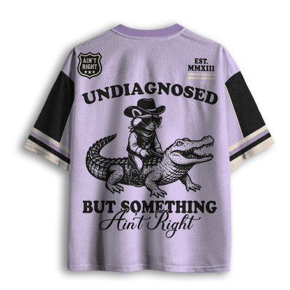 Baddiecat Undiagnosed But Something Ain't Right Mesh Jersey