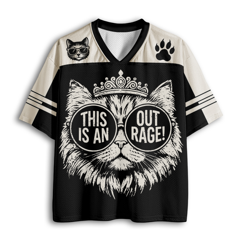 Baddiecat Princess Donut This Is An OUTRAGE Mesh Jersey