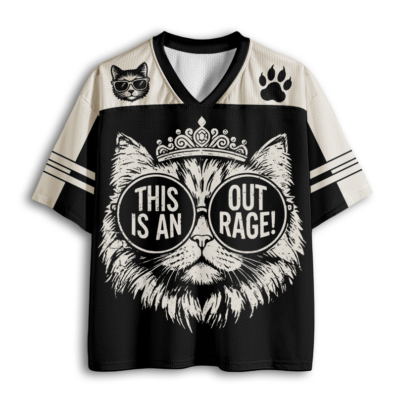 Baddiecat Princess Donut This Is An OUTRAGE Mesh Jersey