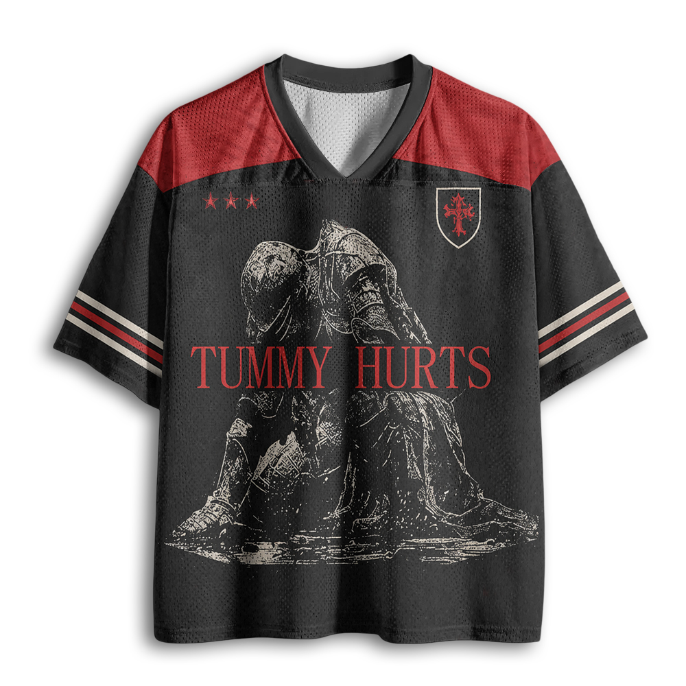 Baddiecat Tummy Hurts Mesh Jersey
