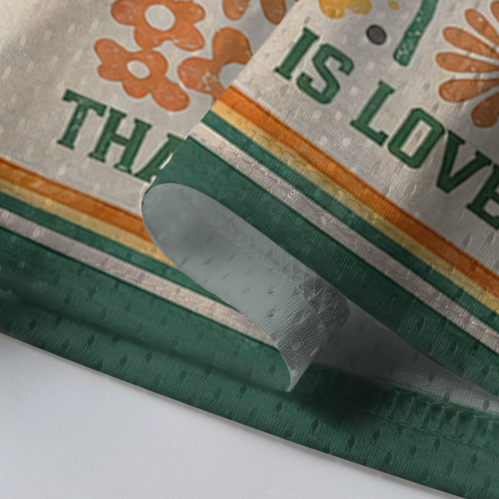 Baddiecat The Only Thing More Powerful Than Hate Is Love Mesh Jersey