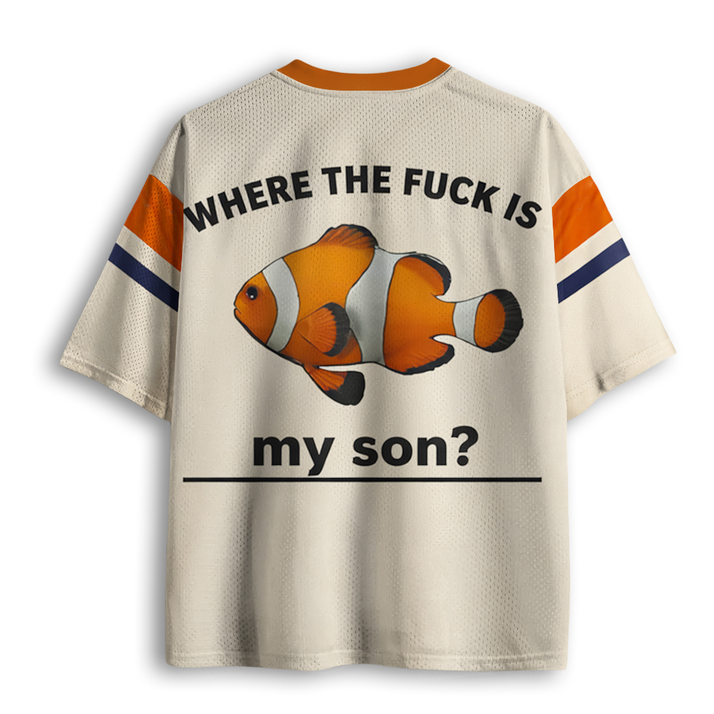 Baddiecat Fish Looking For Son Mesh Jersey