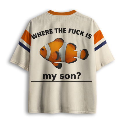 Baddiecat Fish Looking For Son Mesh Jersey