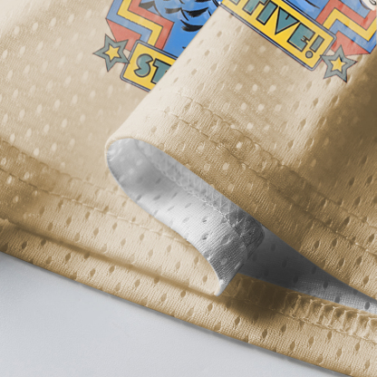 Baddiecat Stay Positive Mesh Jersey