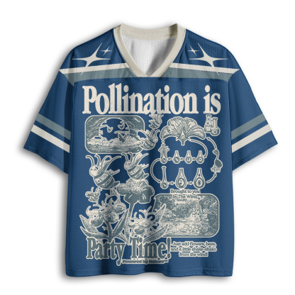 Baddiecat Bee Pollination Mesh Jersey