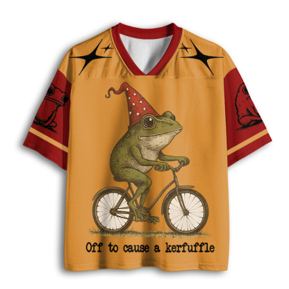 Baddiecat Off To Cause A Kerfuffle Frog Mesh Jersey
