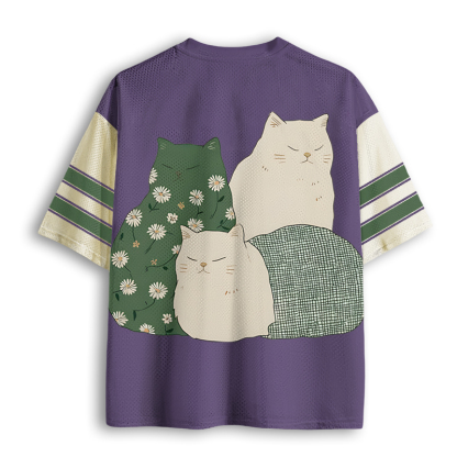 Baddiecat Minimal Cat Mesh Jersey