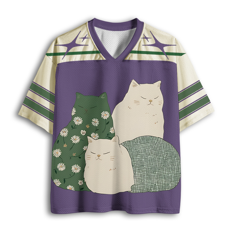 Baddiecat Minimal Cat Mesh Jersey