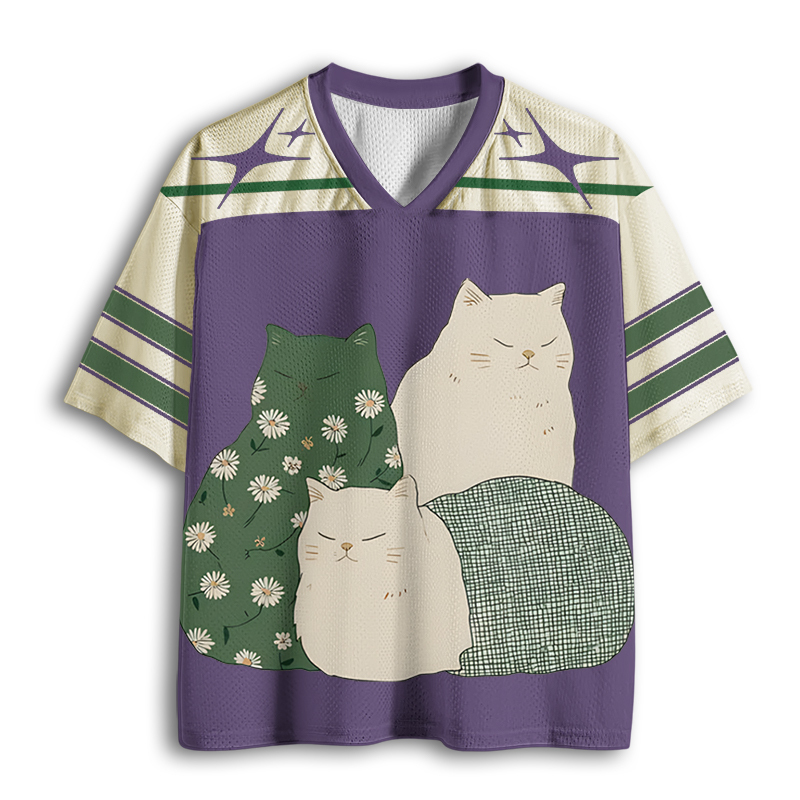 Baddiecat Minimal Cat Mesh Jersey