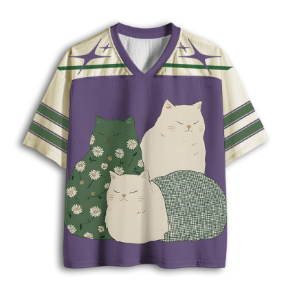 Baddiecat Minimal Cat Mesh Jersey