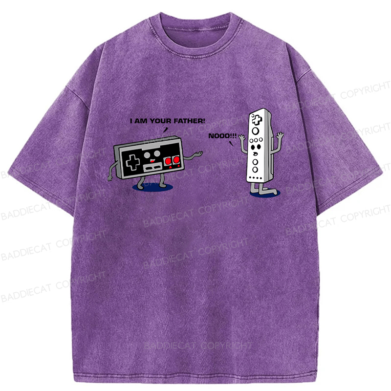 Baddiecat I Am Your Father Washed T-shirt