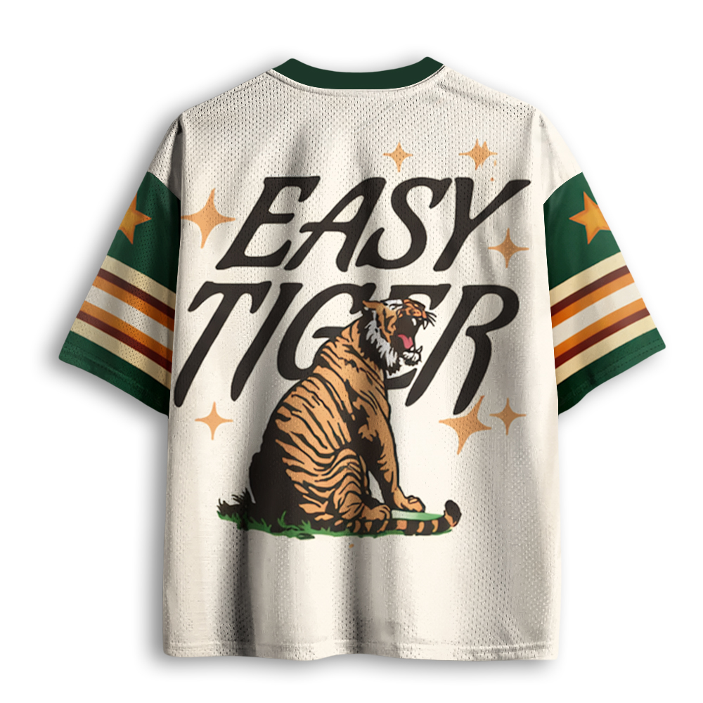 Baddiecat Easy Tiger Vintage Mesh Jersey