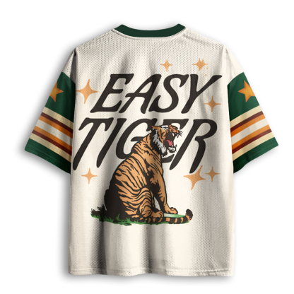 Baddiecat Easy Tiger Vintage Mesh Jersey