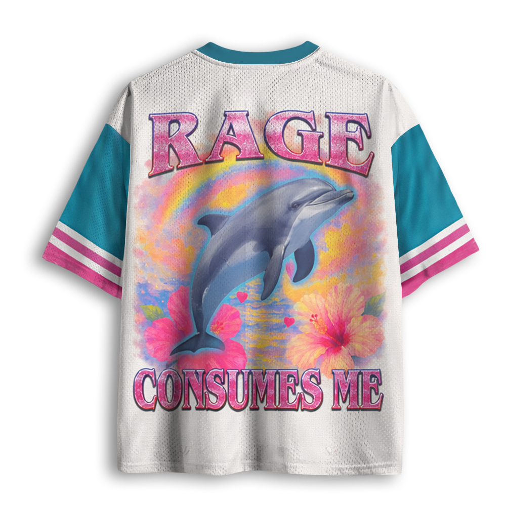 Baddiecat Rage Consumes Me Dolphin Mesh Jersey