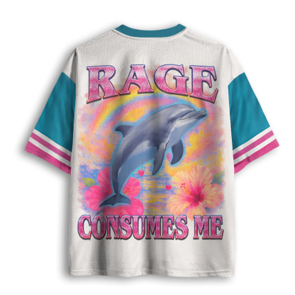 Baddiecat Rage Consumes Me Dolphin Mesh Jersey
