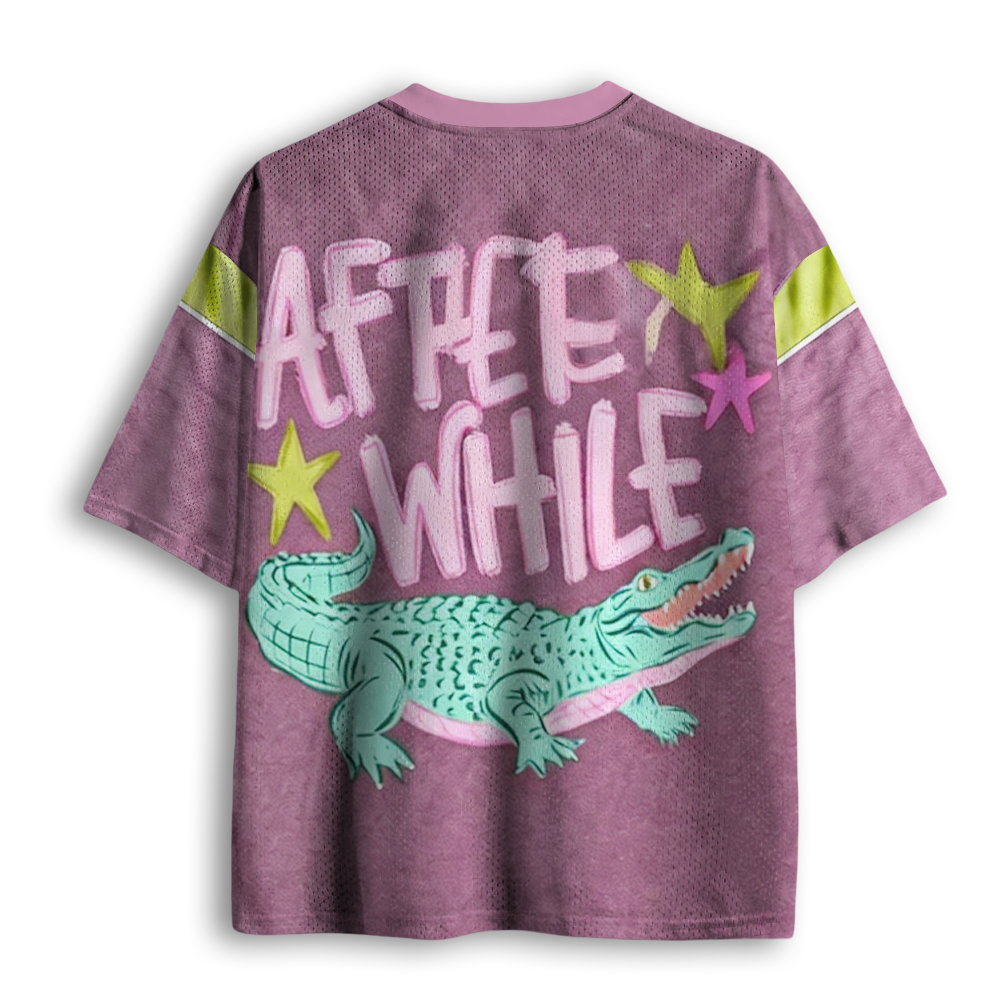 Baddiecat Funny Later Gator Mesh Jersey