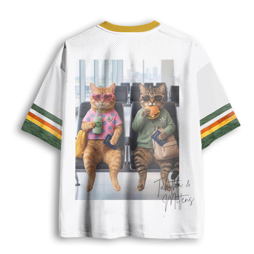 Baddiecat Hey Cool Cats Mesh Jersey