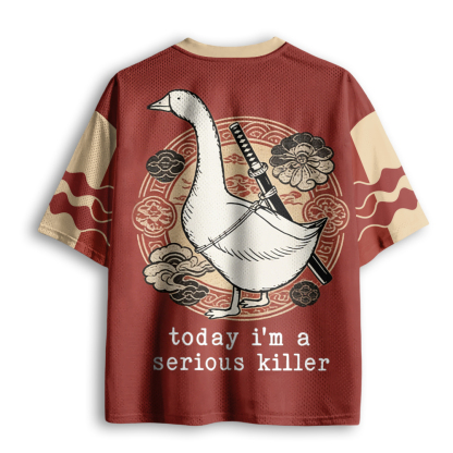 Baddiecat Today I'm A Serious Killer Mesh Jersey