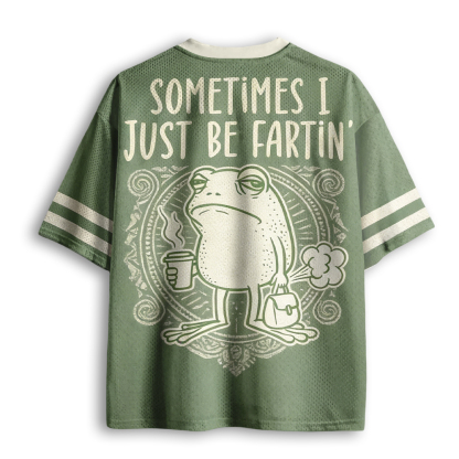 Baddiecat Sometimes I Just Be Fartin Mesh Jersey