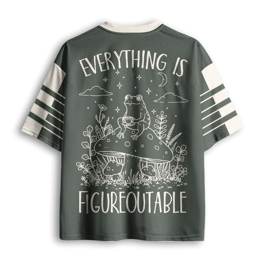 Baddiecat Everything Is Figureoutable Mesh Jersey