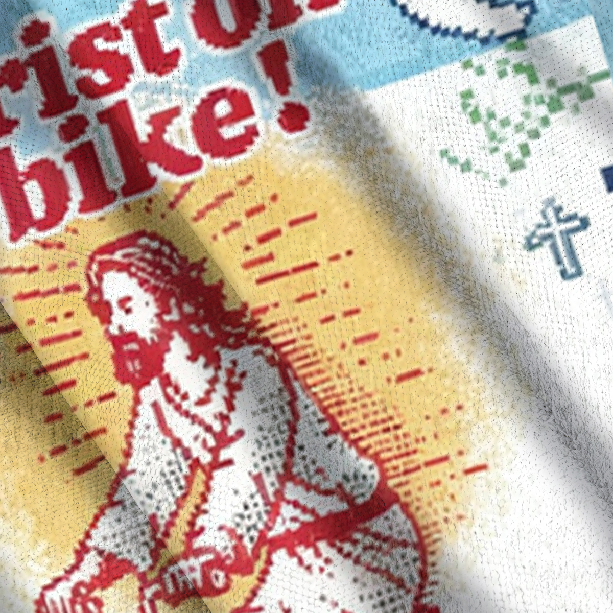 Baddiecat Christ On A Bike Ugly Sweatshirt