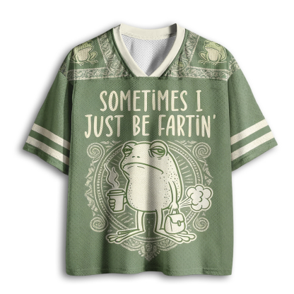 Baddiecat Sometimes I Just Be Fartin Mesh Jersey