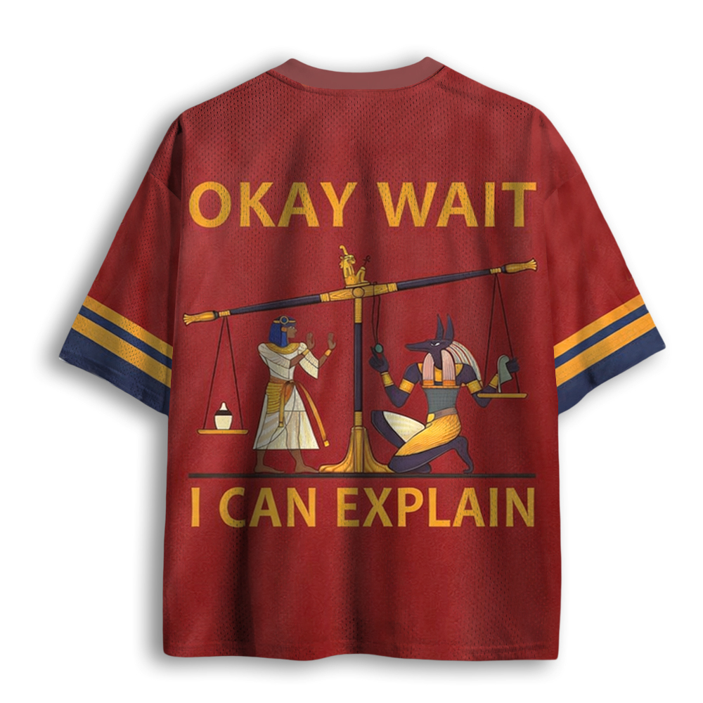 Baddiecat Okay Wait I Can Explain Mesh Jersey