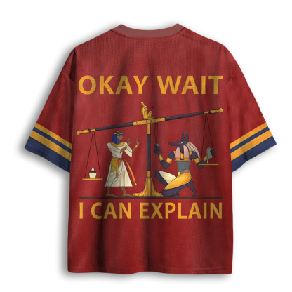 Baddiecat Okay Wait I Can Explain Mesh Jersey