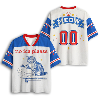 Baddiecat No ICE Please Mesh Jersey