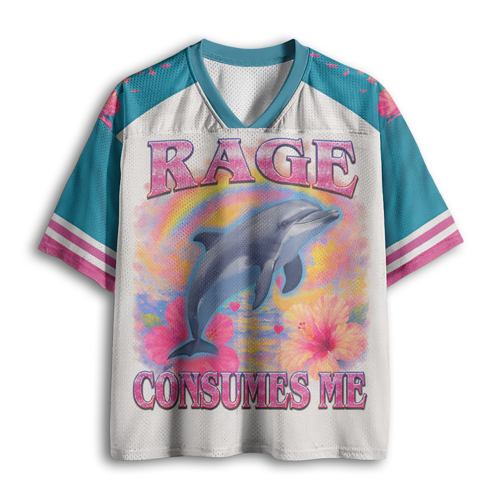 Baddiecat Rage Consumes Me Dolphin Mesh Jersey