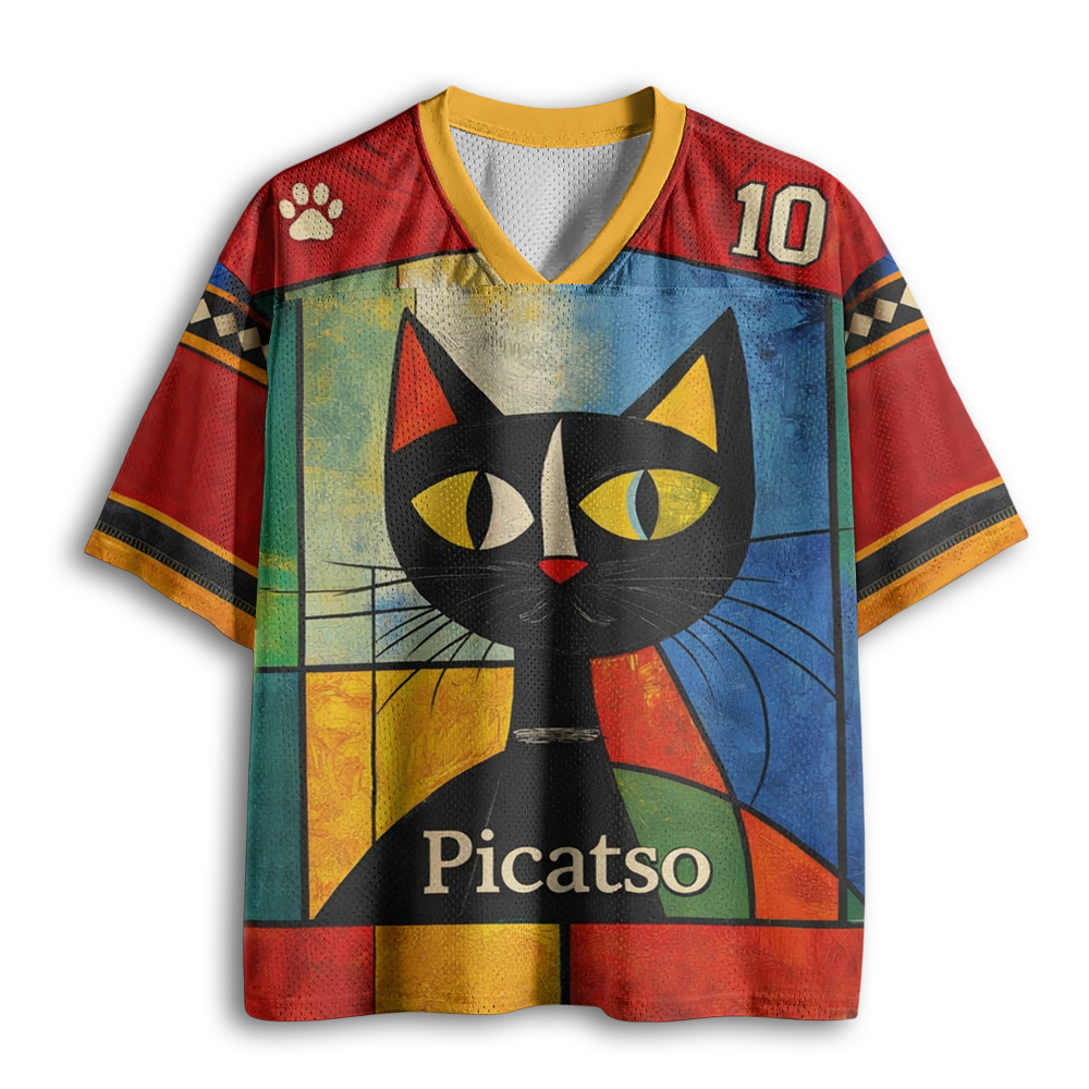 Baddiecat Picasso Cat Mesh Jersey