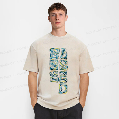 Baddiecat Blessed Washed T-shirt