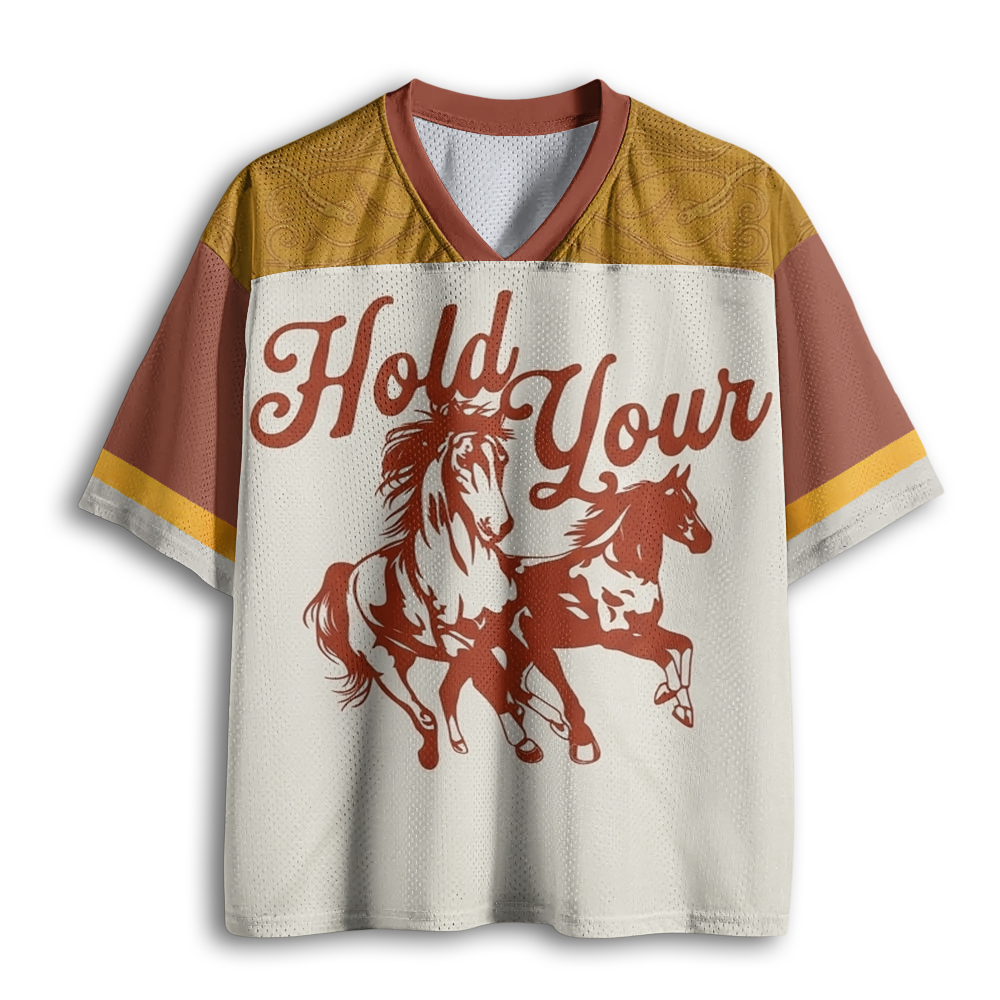 Baddiecat Hold Your Horses Mesh Jersey