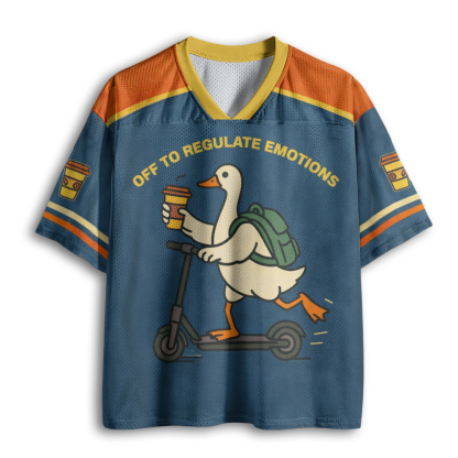 Baddiecat Off To Regulate Emotions Mesh Jersey