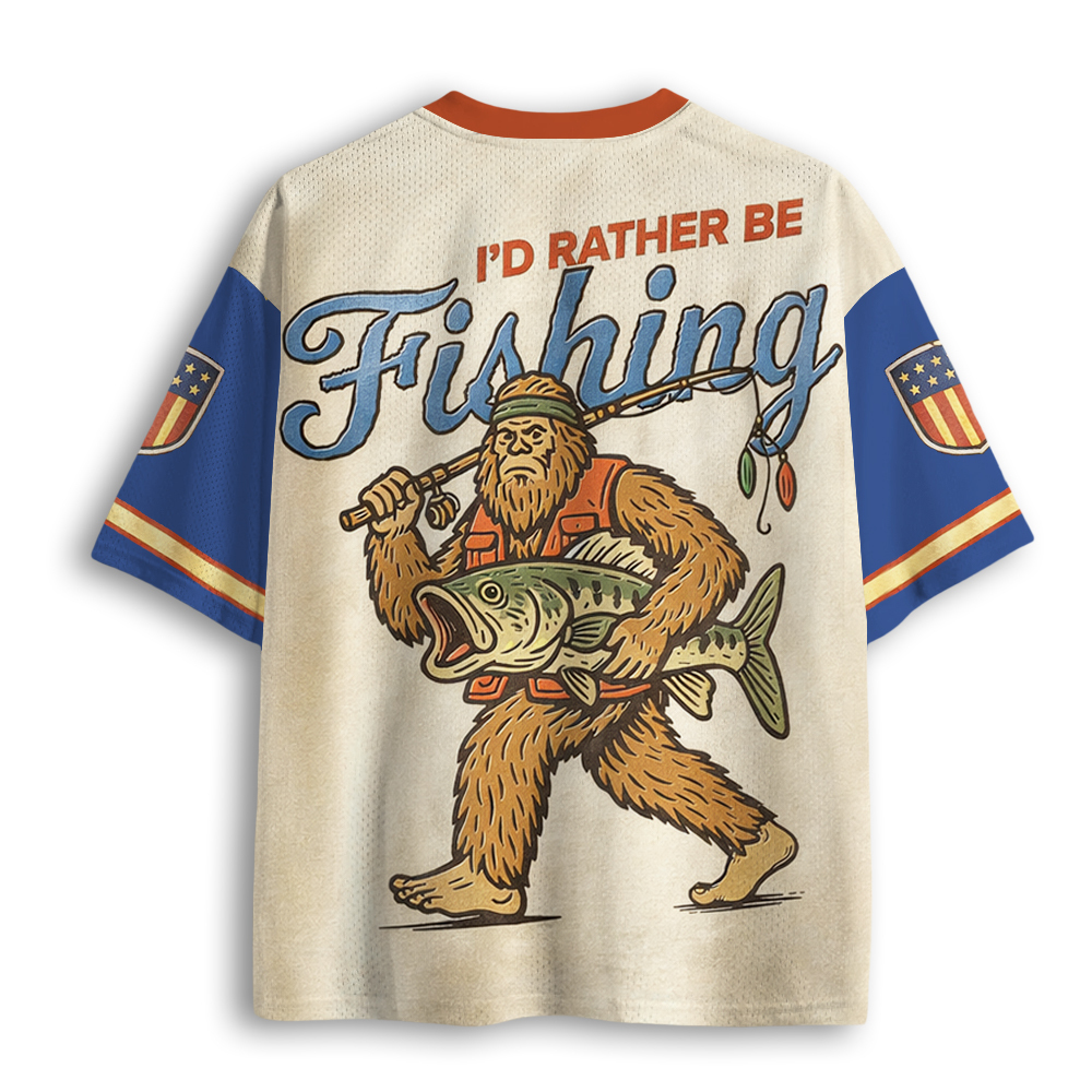 Baddiecat Bigfoot Fishing Mesh Jersey