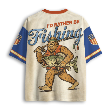 Baddiecat Bigfoot Fishing Mesh Jersey