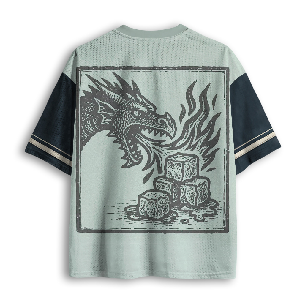 Baddiecat Dragon Fire Mesh Jersey