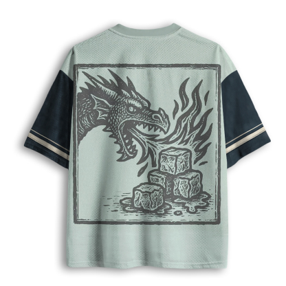 Baddiecat Dragon Fire Mesh Jersey